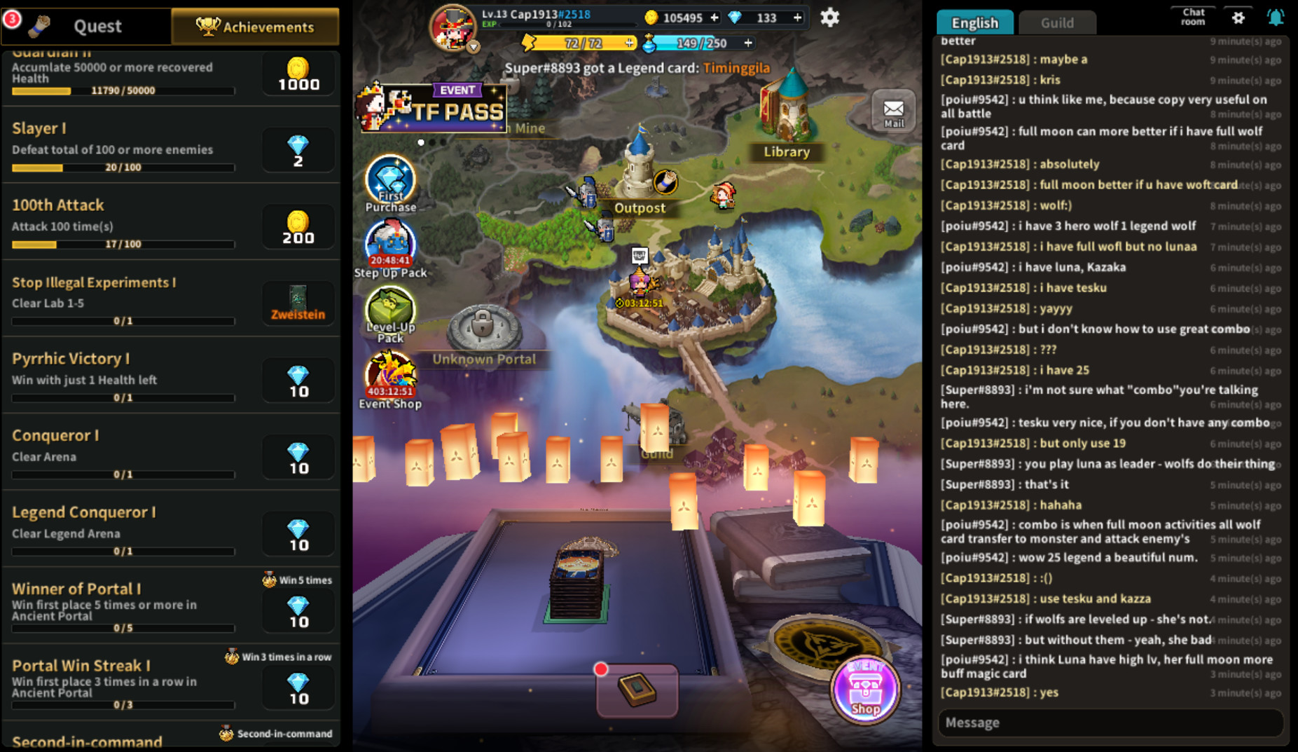 Triple Fantasy screenshot 1