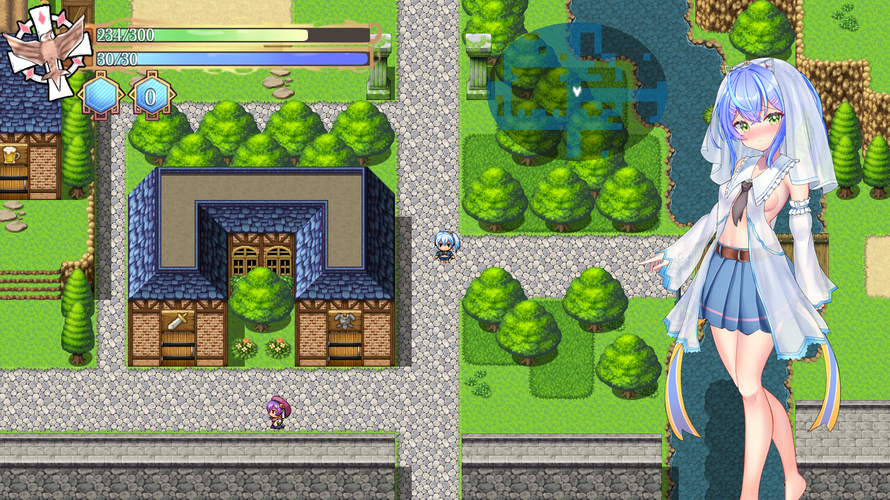 Senpai and the Mysterious Dungeon screenshot 1
