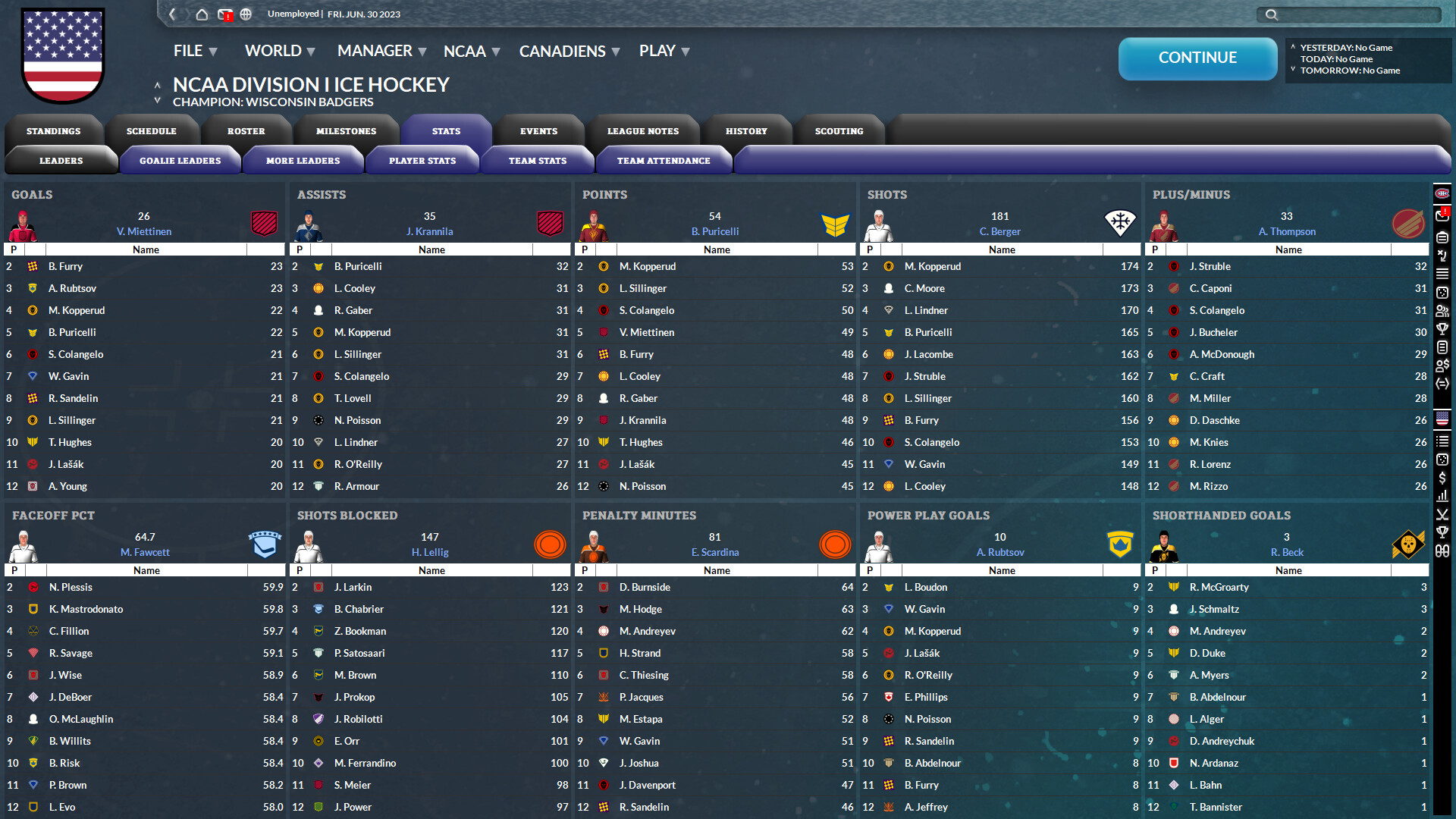 Franchise Hockey Manager 9 screenshot 16