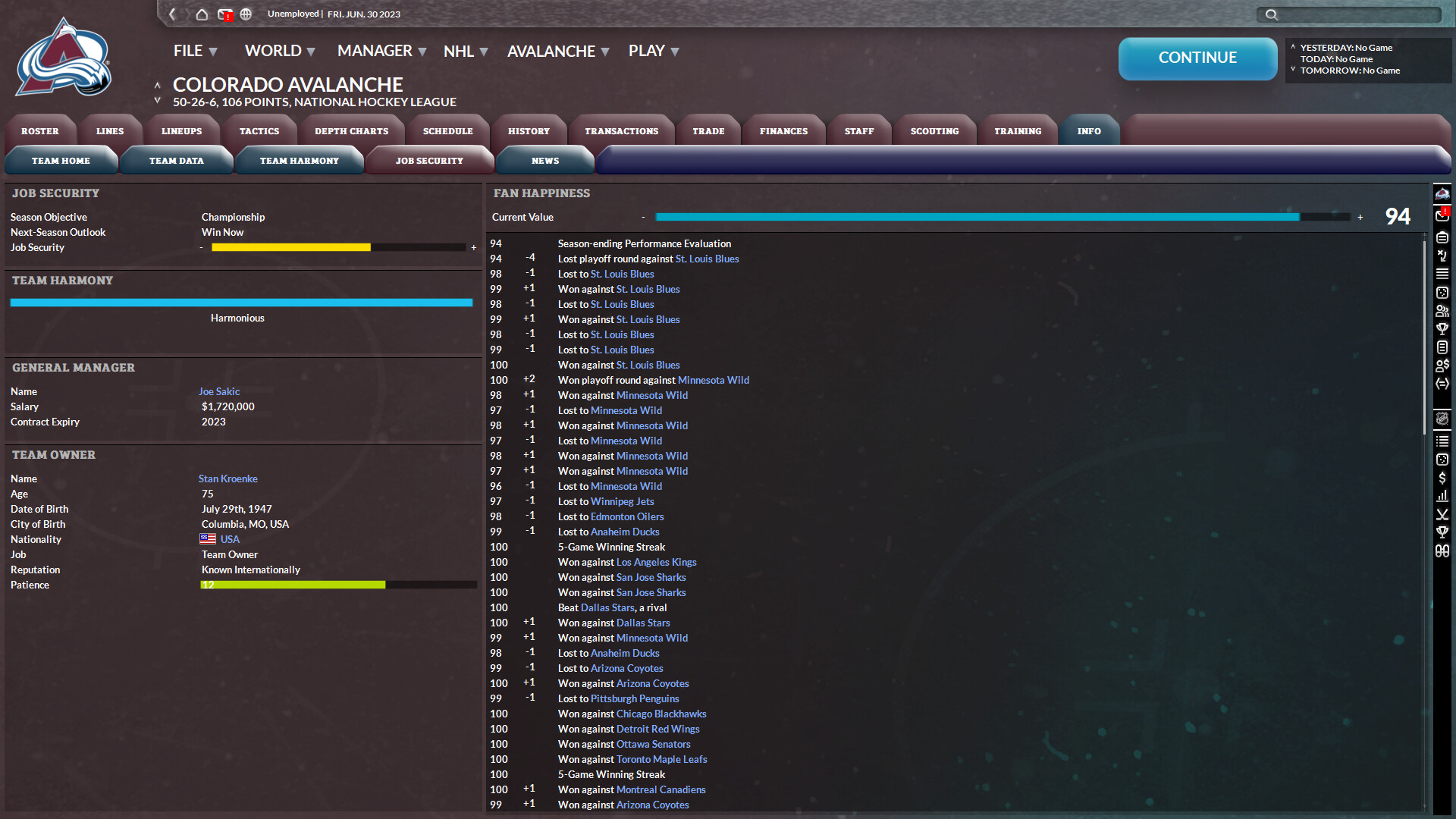 Franchise Hockey Manager 9 screenshot 14