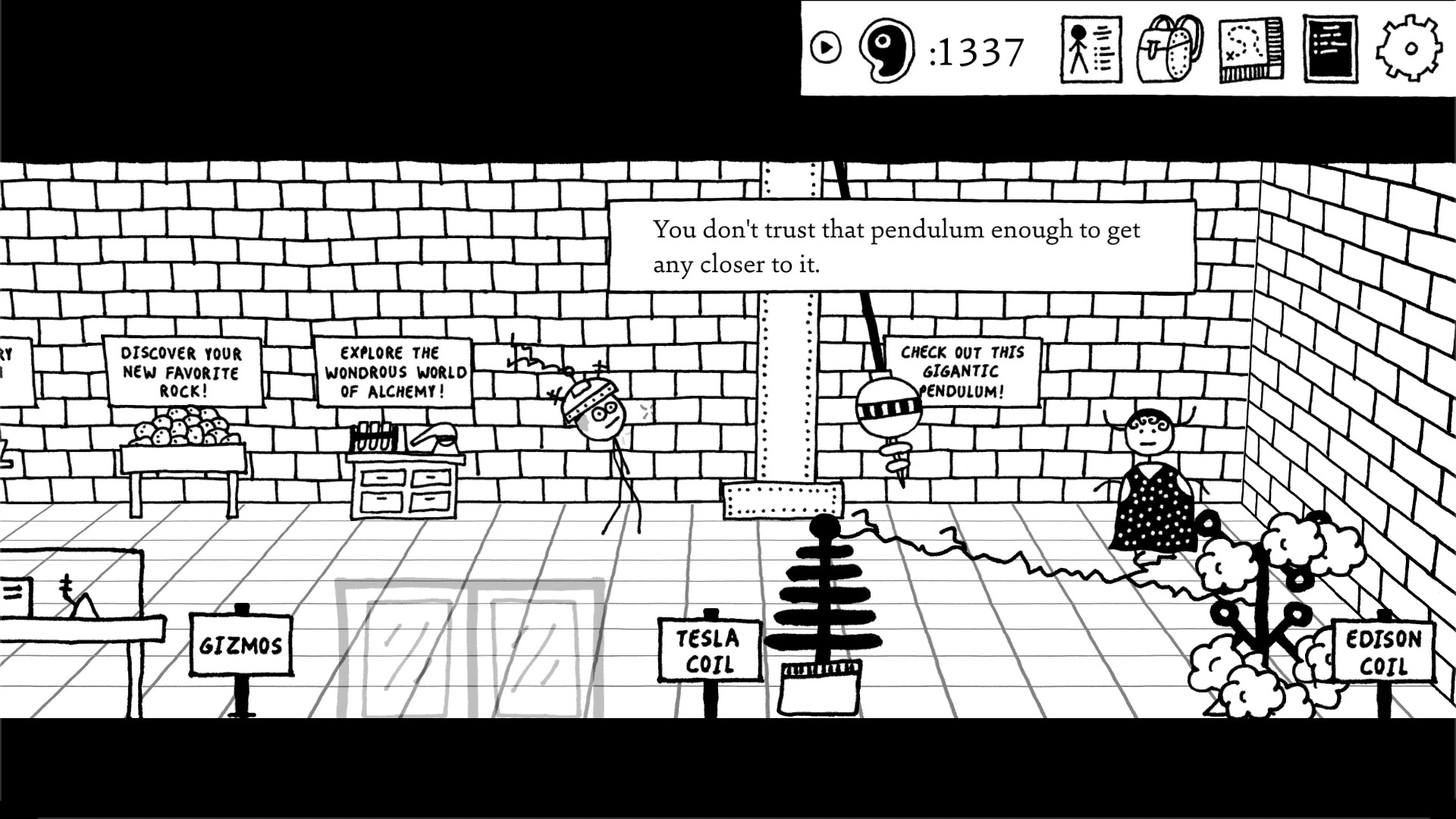 Shadows Over Loathing screenshot 1