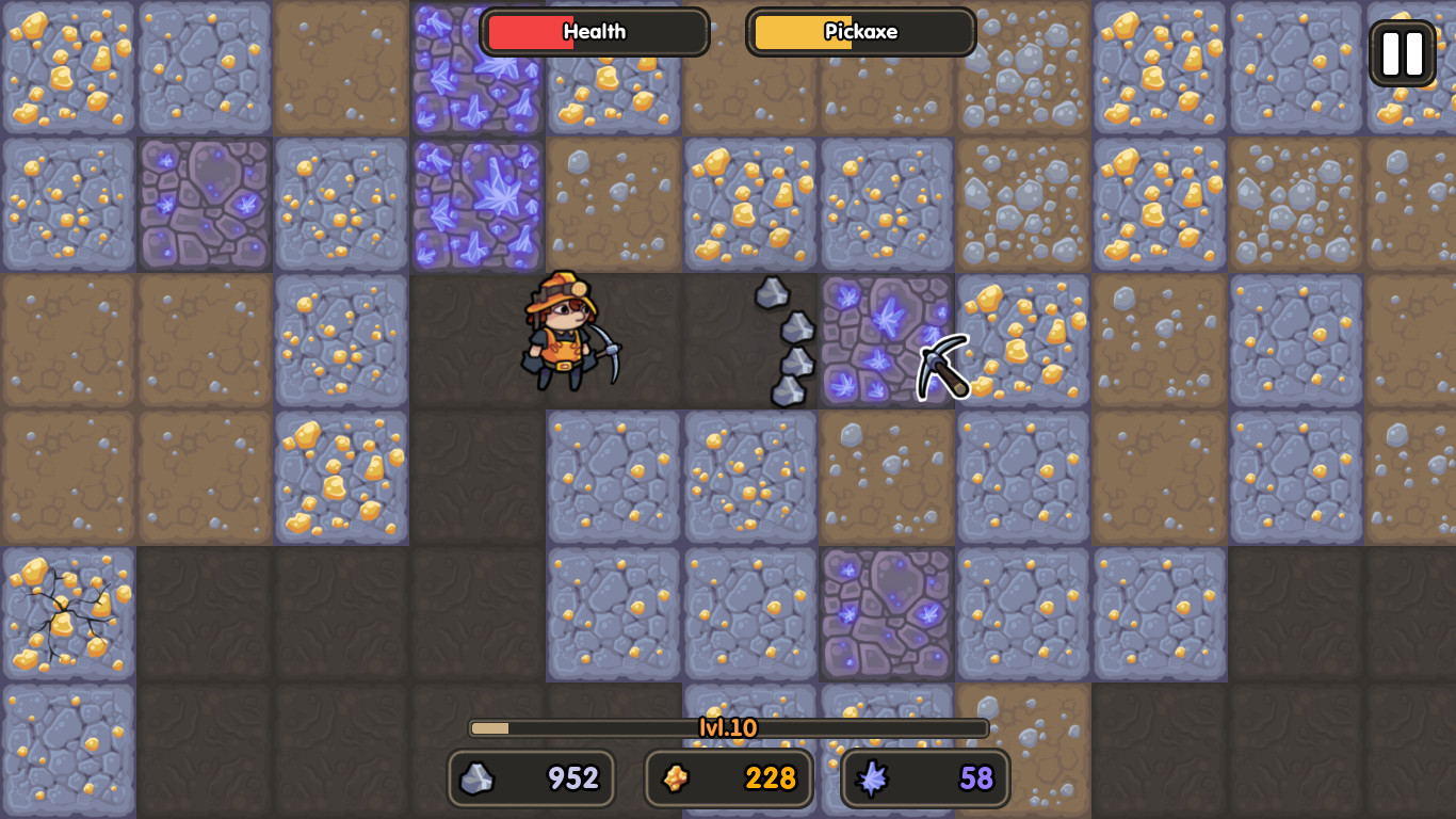 Golden Mine Pickaxe 2: Mummy Tombs screenshot 1