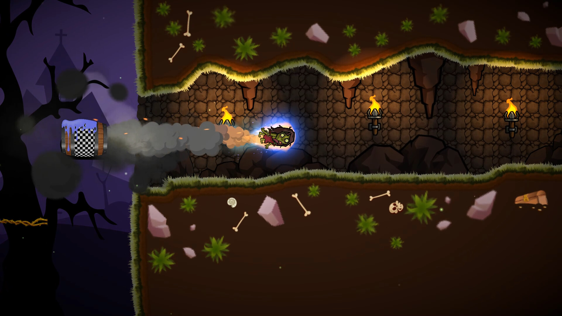 Zombie Barrel Blast screenshot 1
