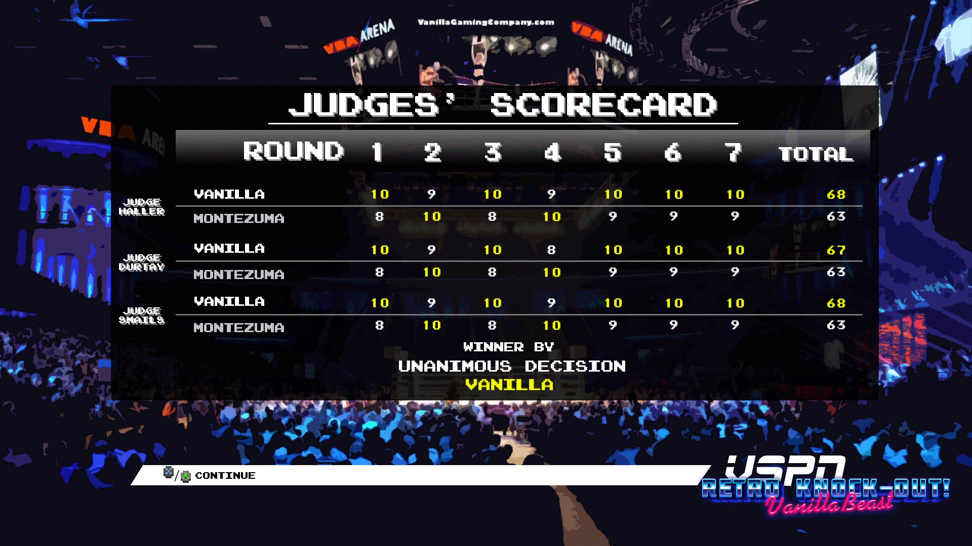 VanillaBeast: Retro Knock-Out! screenshot 8