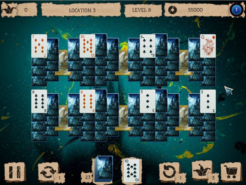 Mystery Solitaire. The Black Raven 3 screenshot 4