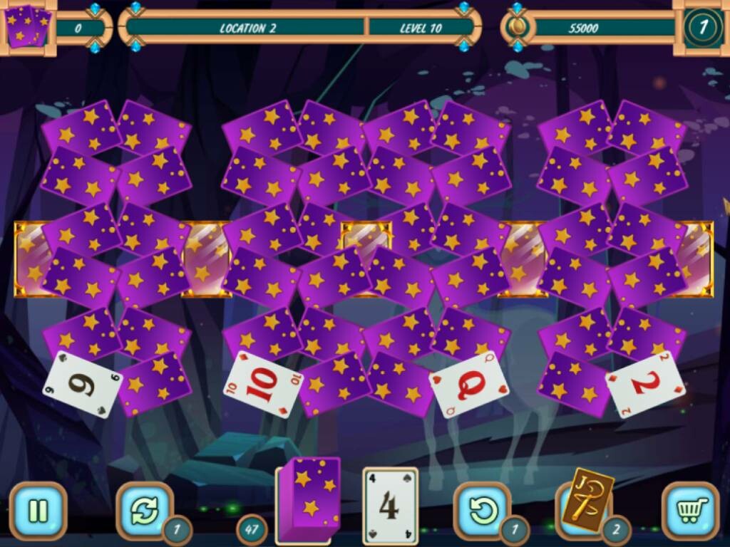 Sweet Solitaire. School Witch 3 screenshot 2