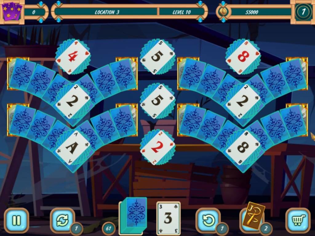 Sweet Solitaire. School Witch 3 screenshot 3