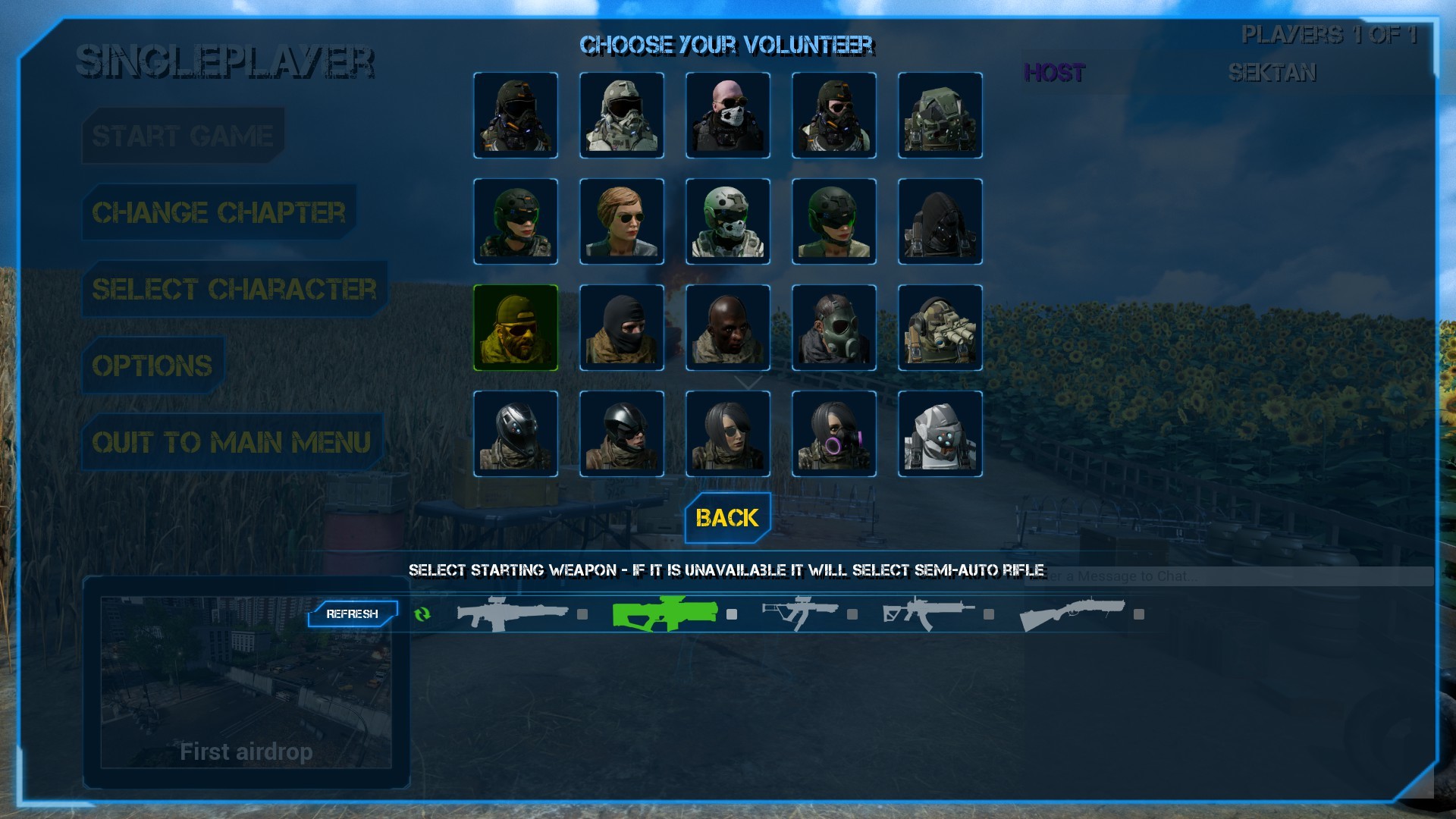 Volunteers screenshot 2