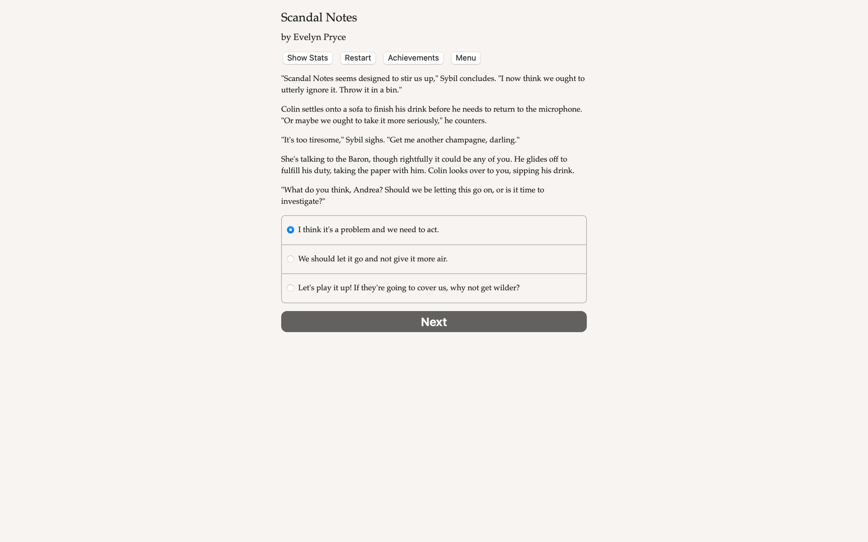 Scandal Notes screenshot 5