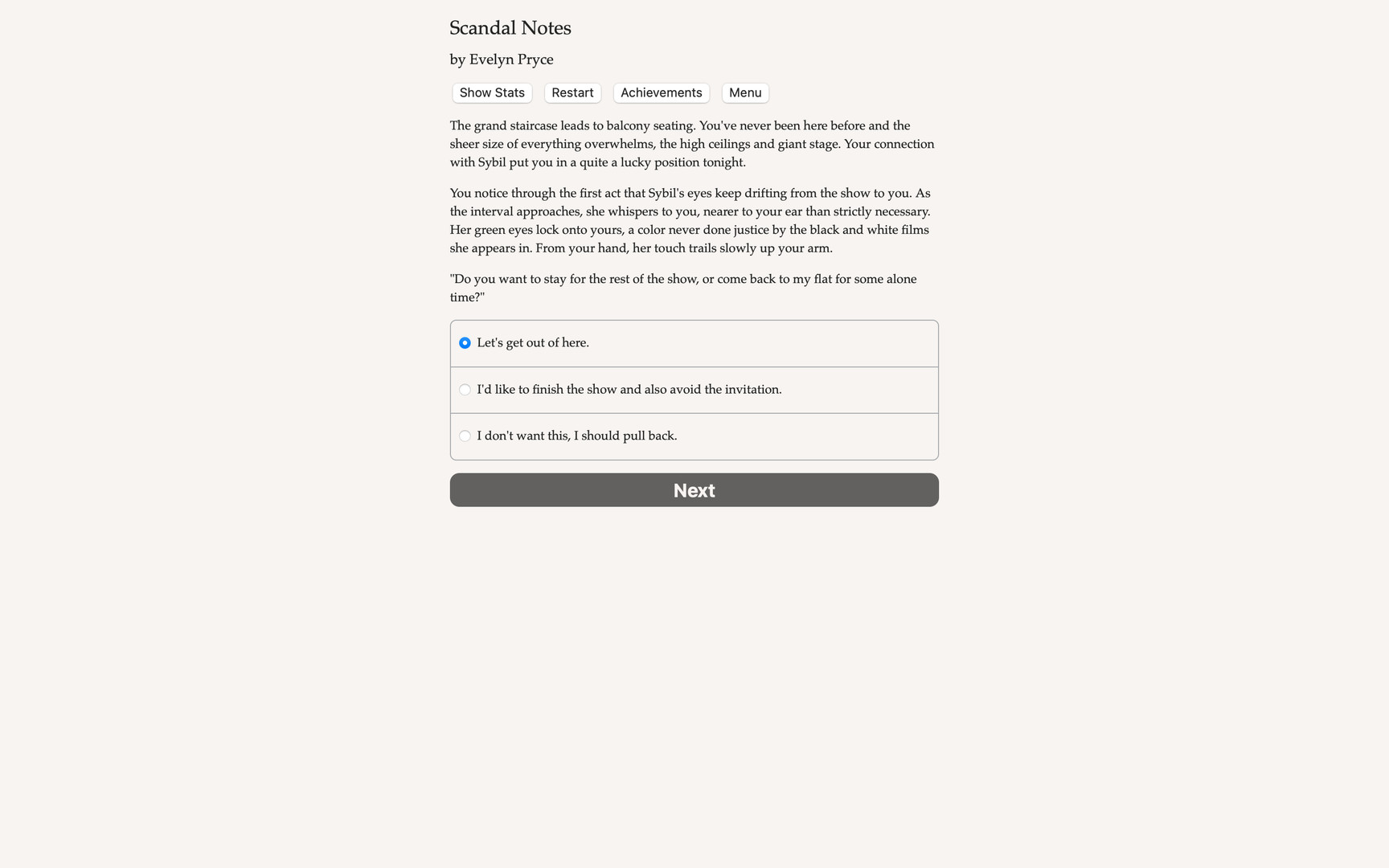 Scandal Notes screenshot 3