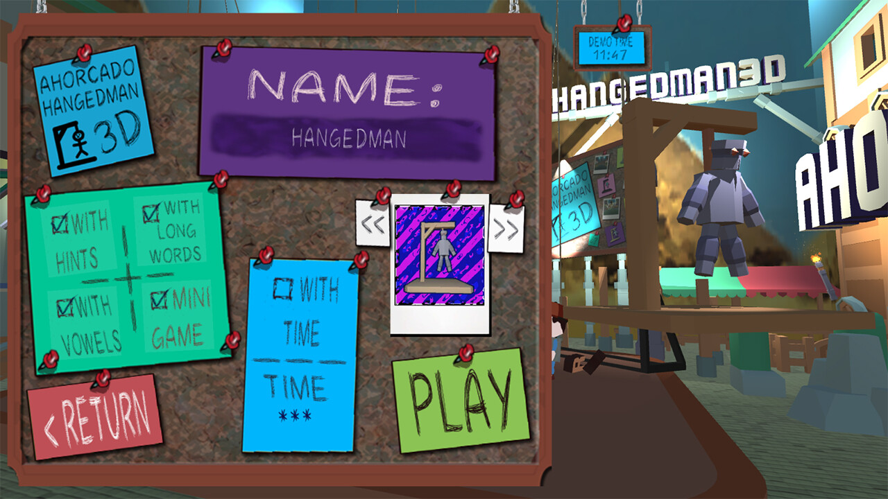 Ahorcado 3D - Hangedman 3D screenshot 4