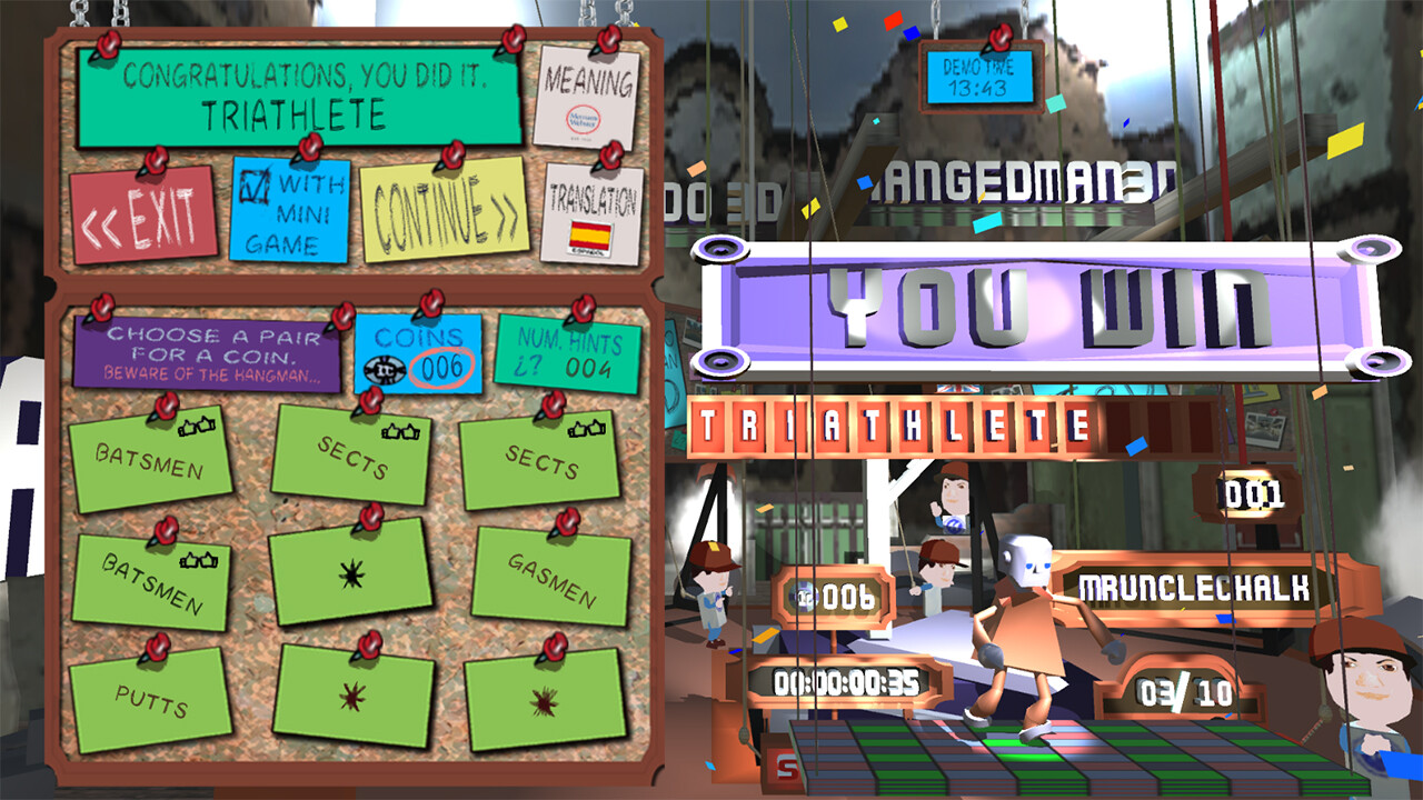 Ahorcado 3D - Hangedman 3D screenshot 7