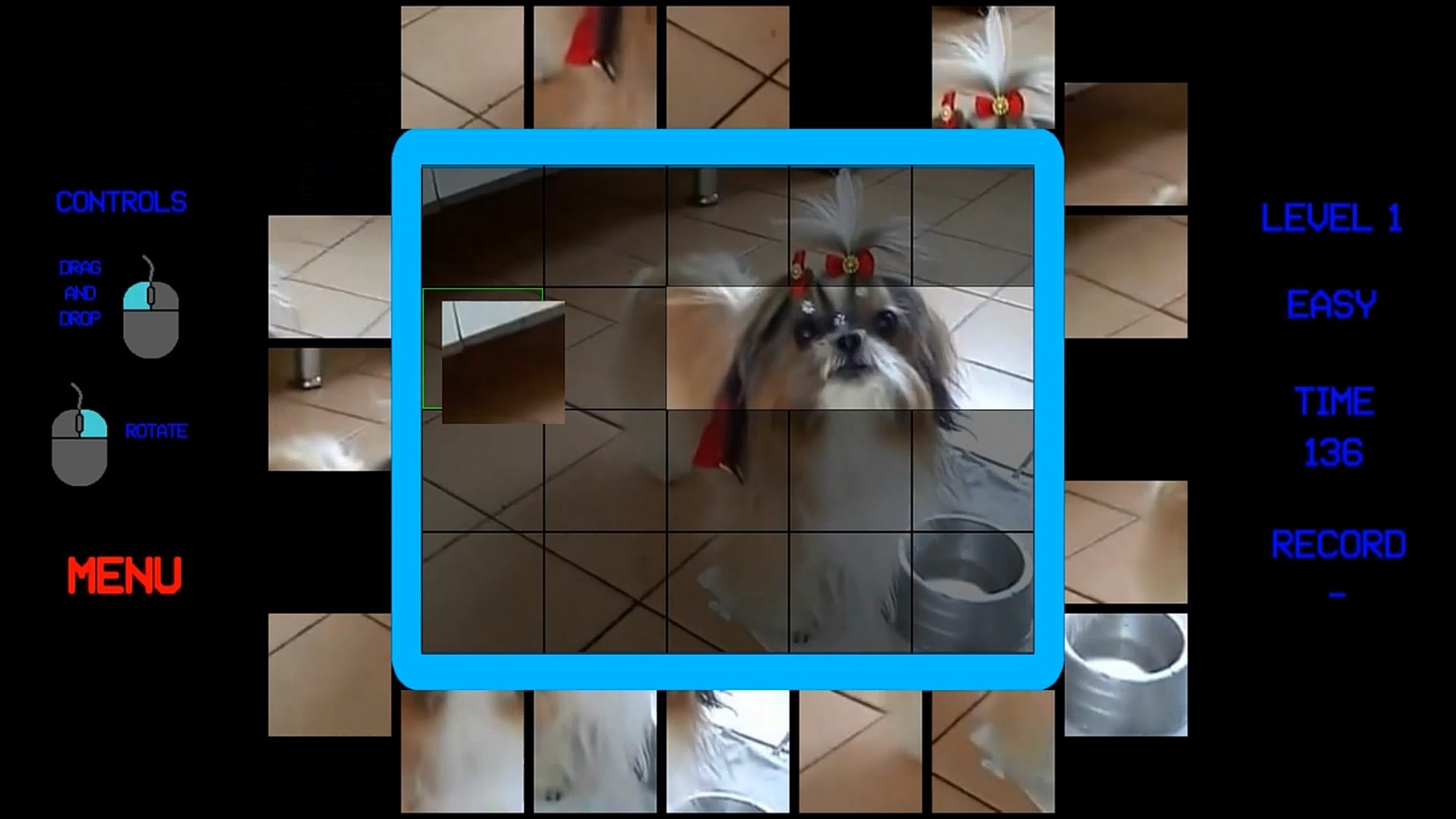 Dogs Cyberpuzzle screenshot 2