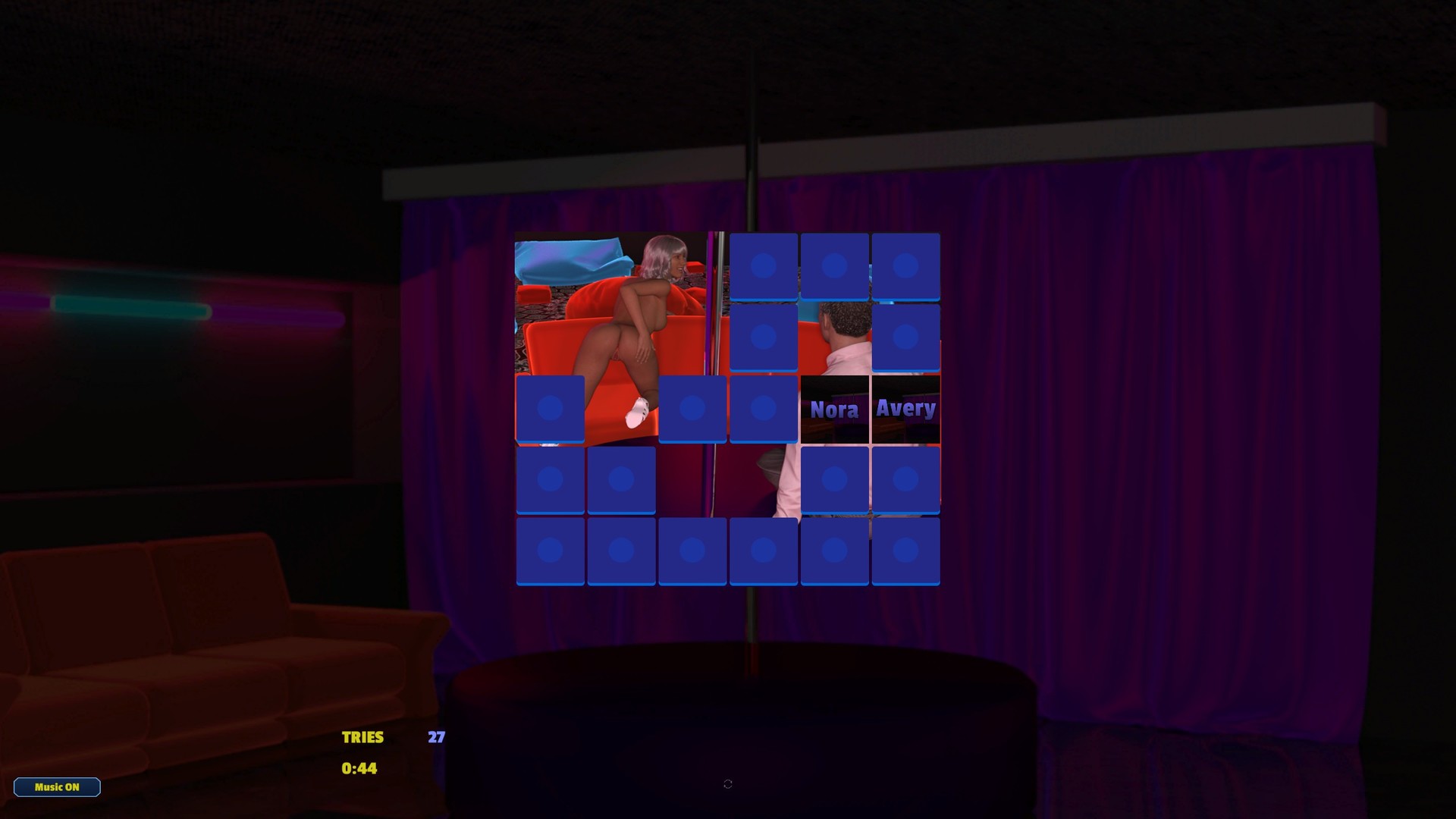 Memory Puzzle - Bad Girl screenshot 1
