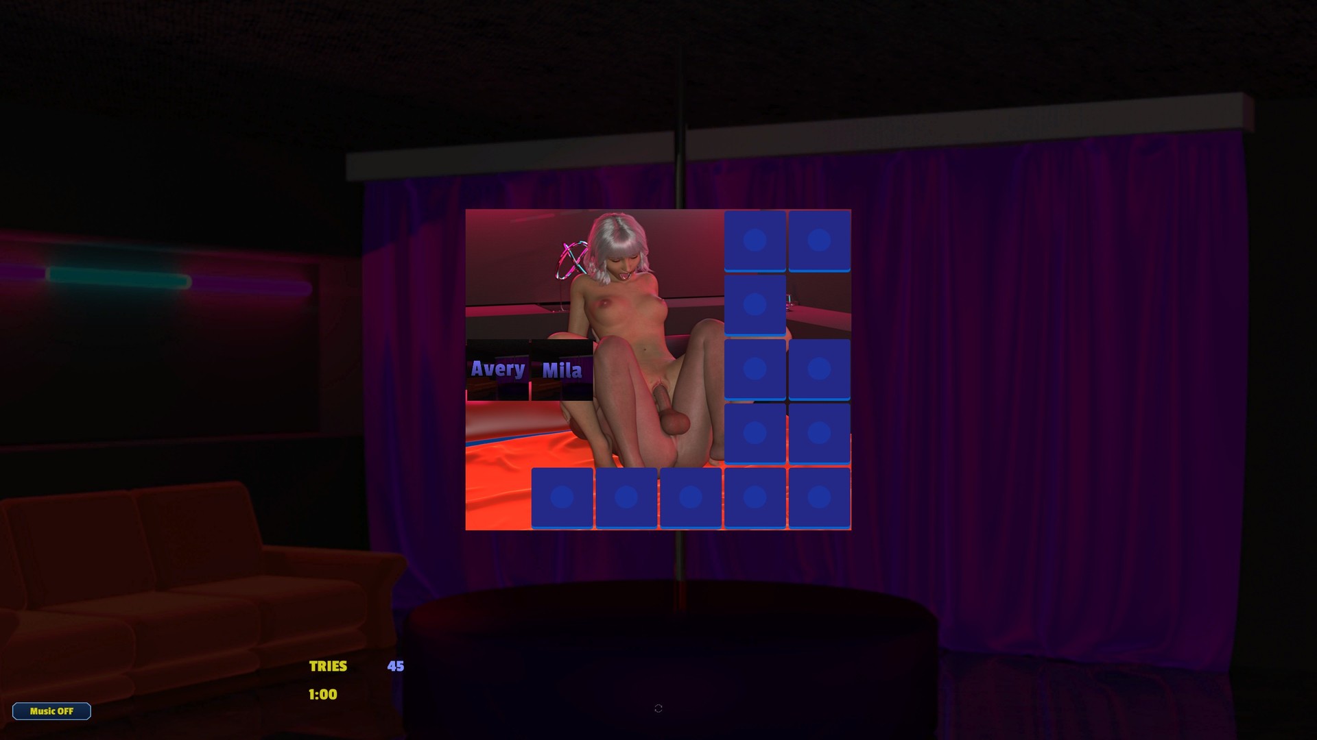 Memory Puzzle - Bad Girl screenshot 4