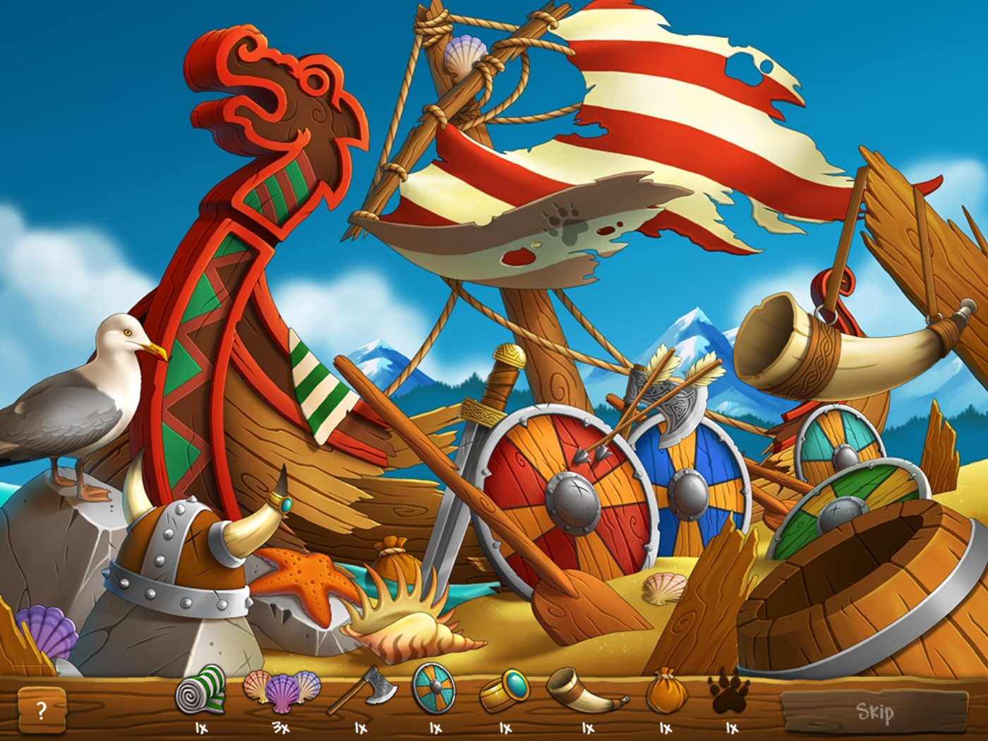Secret of the Vikings - Mystery island screenshot 3
