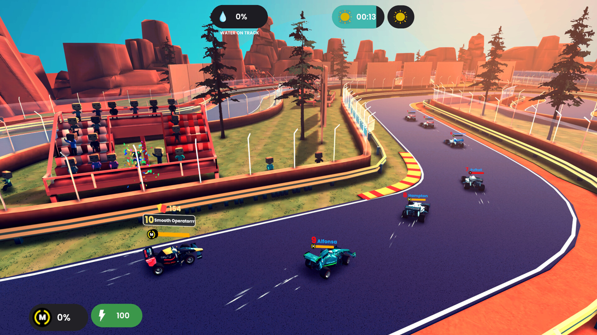 Formula Bwoah: Online Multiplayer Racing screenshot 1