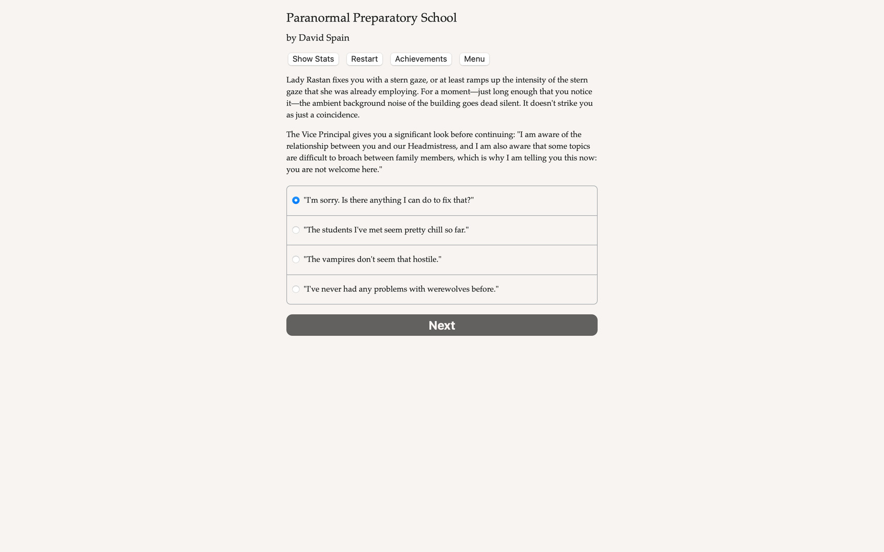 Paranormal Preparatory School screenshot 2