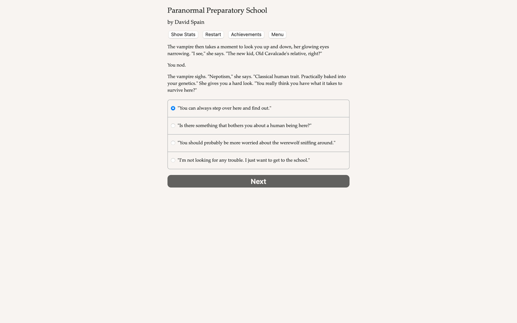 Paranormal Preparatory School screenshot 3