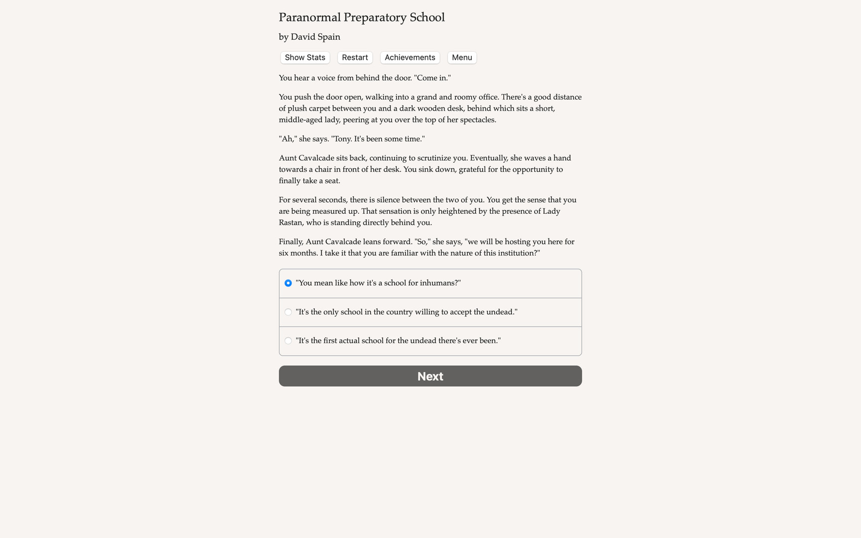 Paranormal Preparatory School screenshot 4