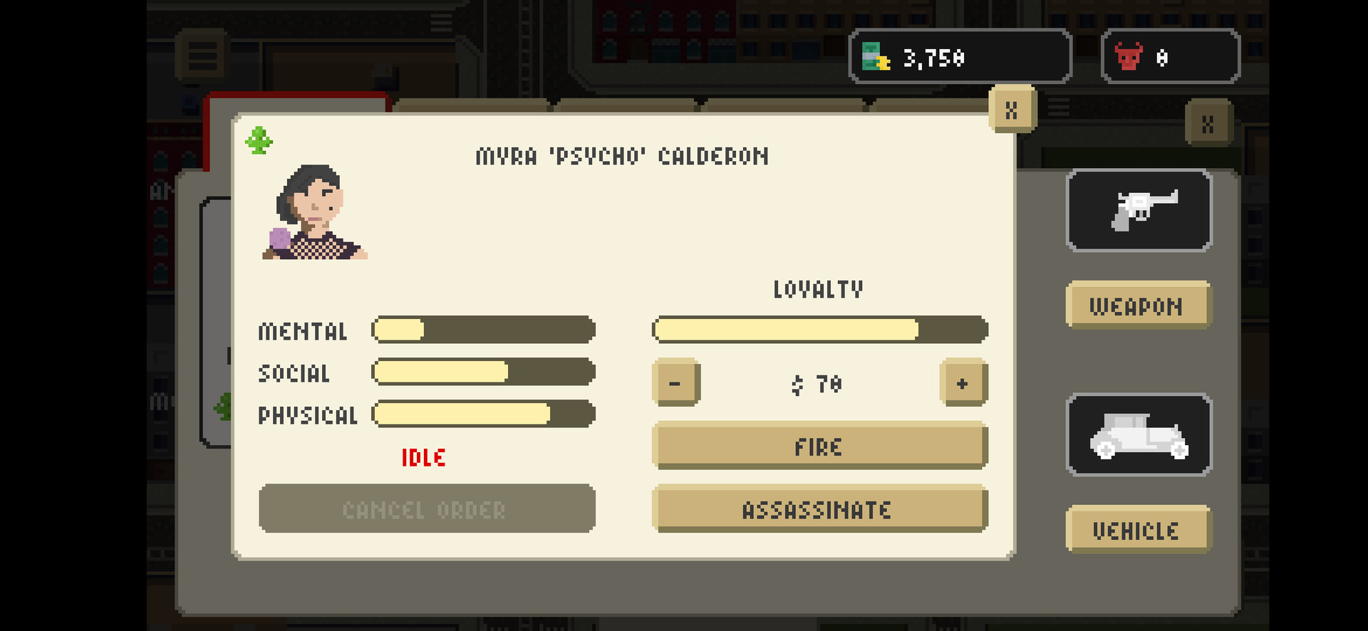 Pixel Gangsters: Mafia Manager screenshot 6