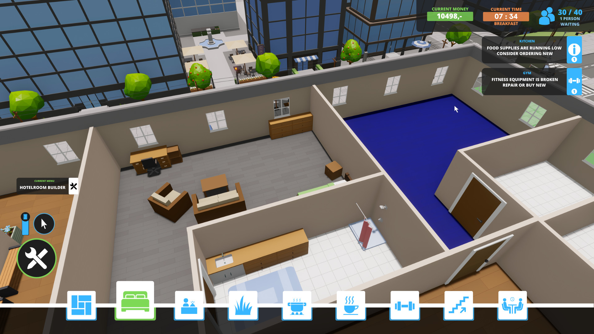 Hotel Management Simulator screenshot 1