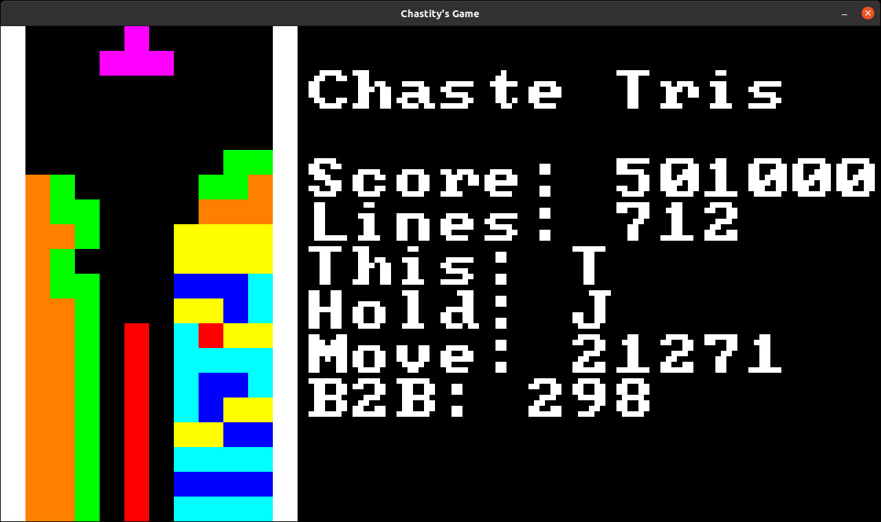 Chaste Tris screenshot 1