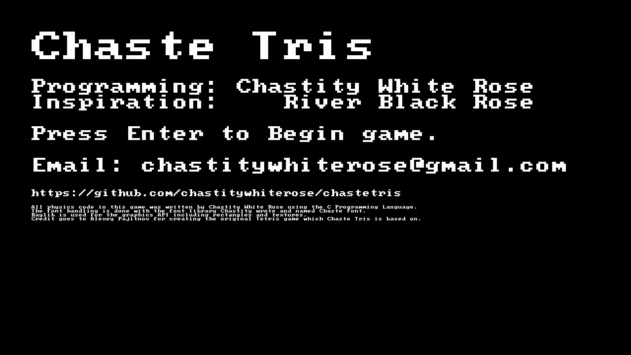 Chaste Tris screenshot 2