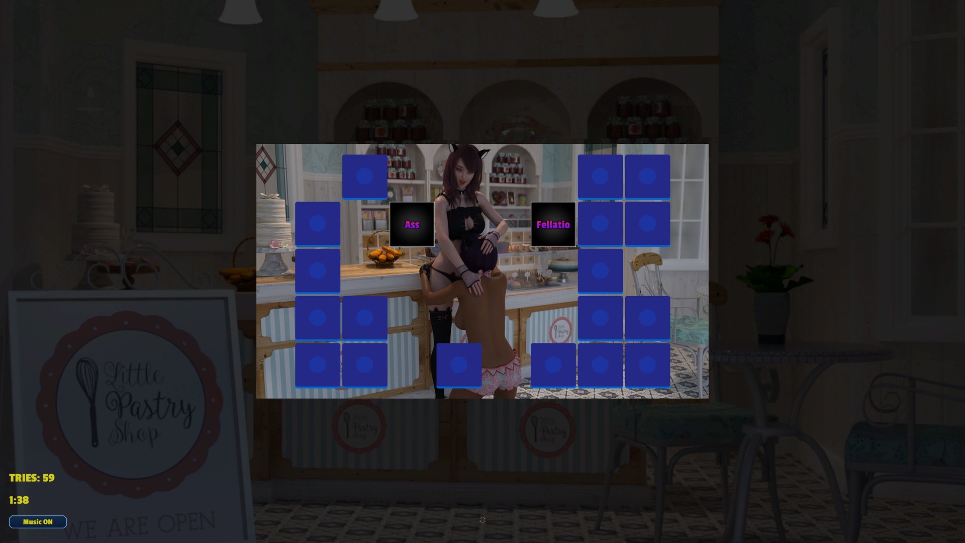 Memory Puzzle - Neko Girls screenshot 3