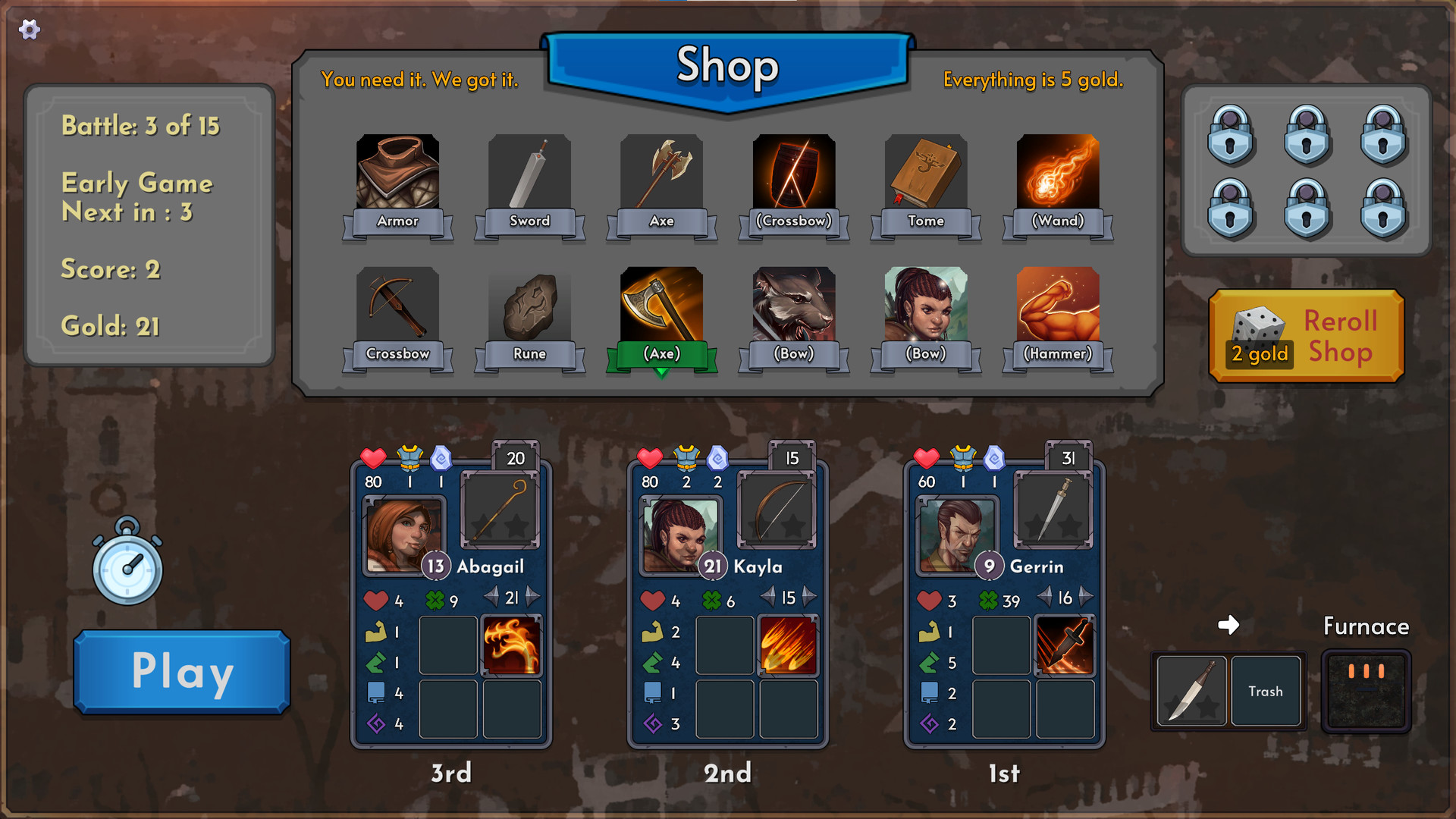 Not Your Mama's Autobattler screenshot 1