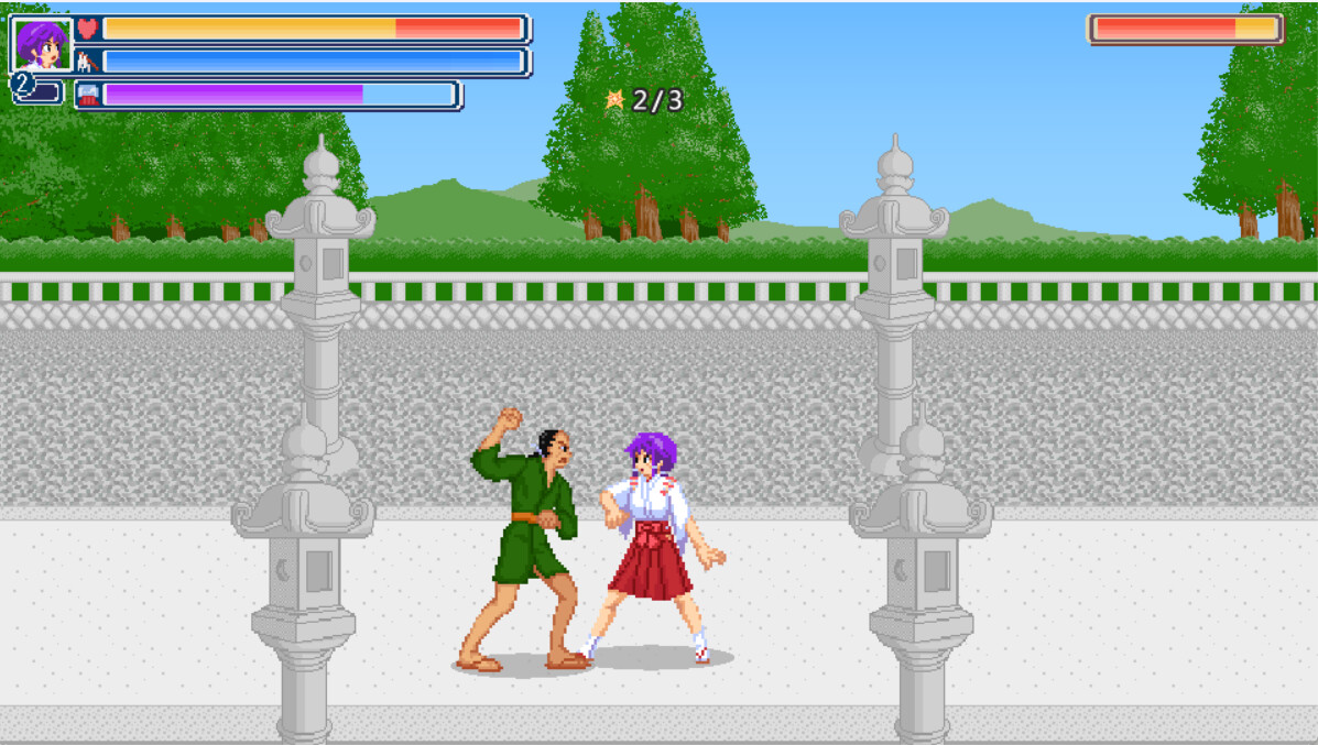 Shrine Maiden Kanna's Meatheaded ExorFist Record screenshot 1