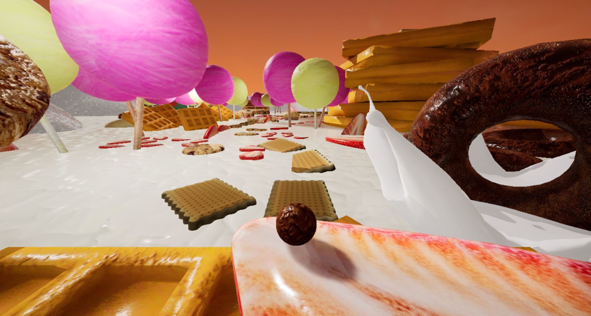 A Chocolate World (the impossible game) screenshot 5
