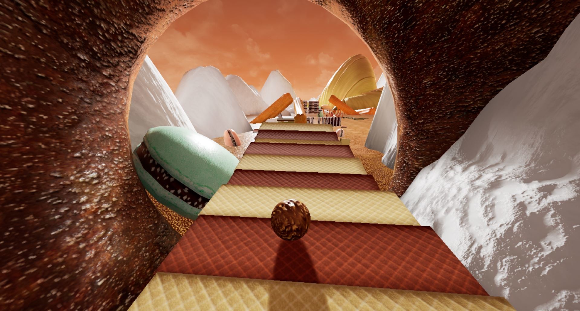 A Chocolate World (the impossible game) screenshot 1
