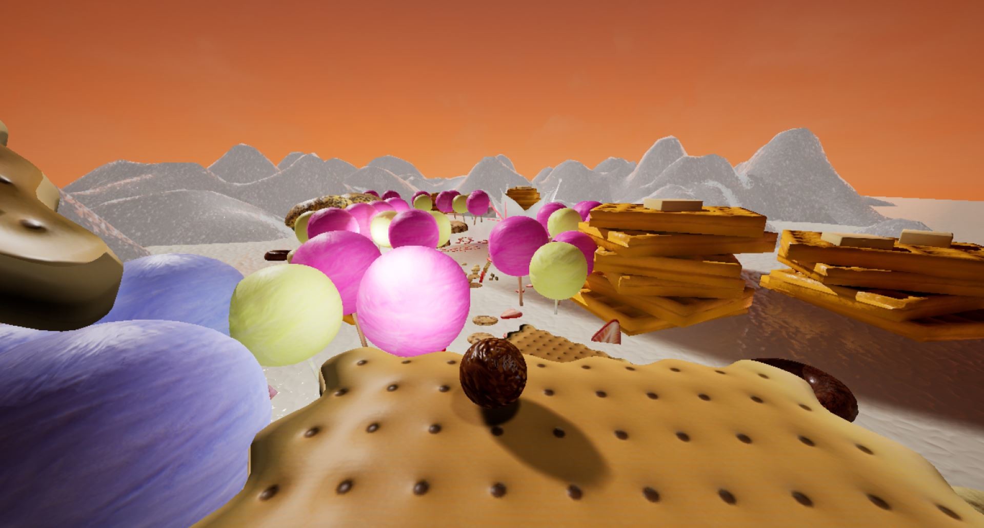 A Chocolate World (the impossible game) screenshot 2