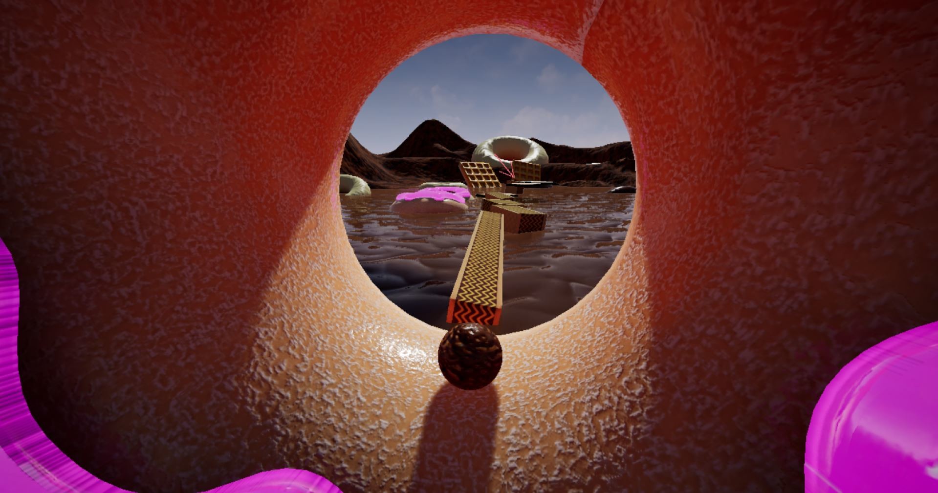 A Chocolate World (the impossible game) screenshot 4