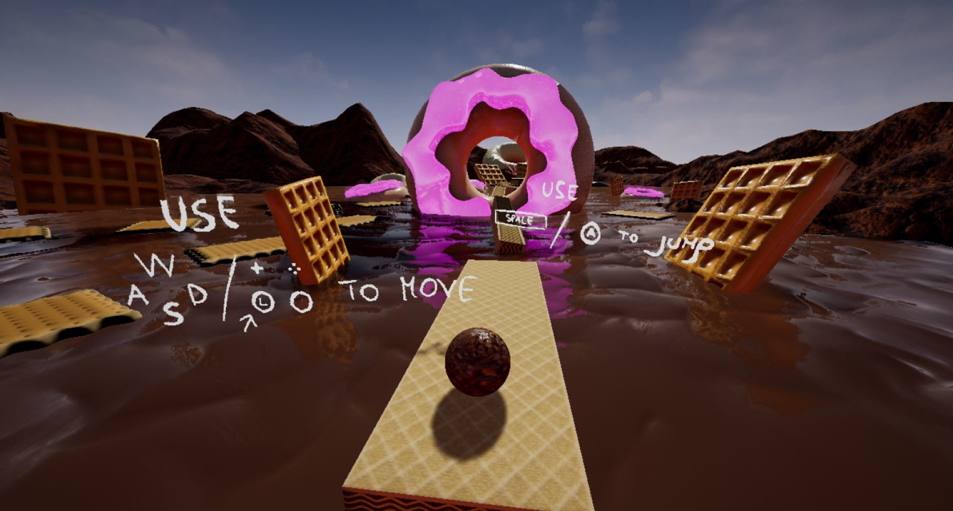 A Chocolate World (the impossible game) screenshot 3