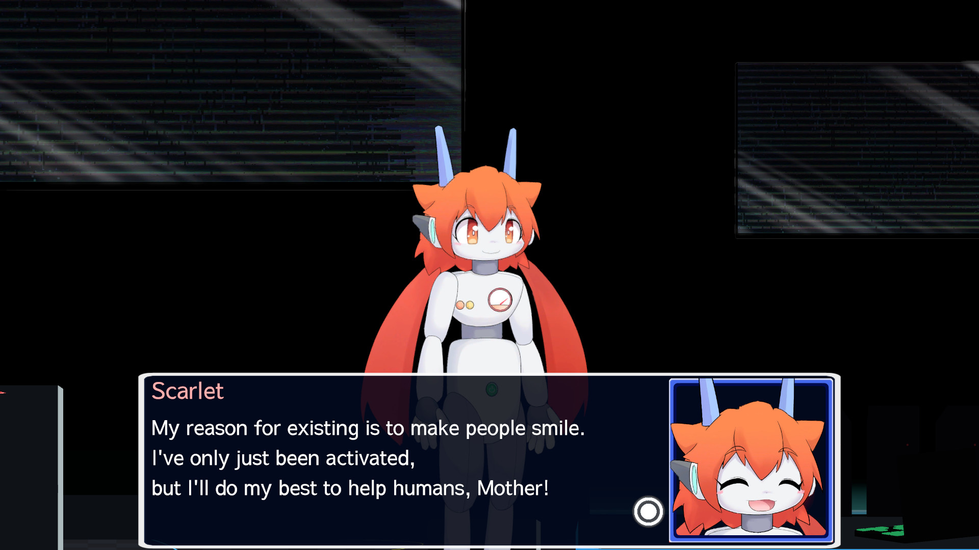 The Robot Girl Meets The Human! screenshot 2