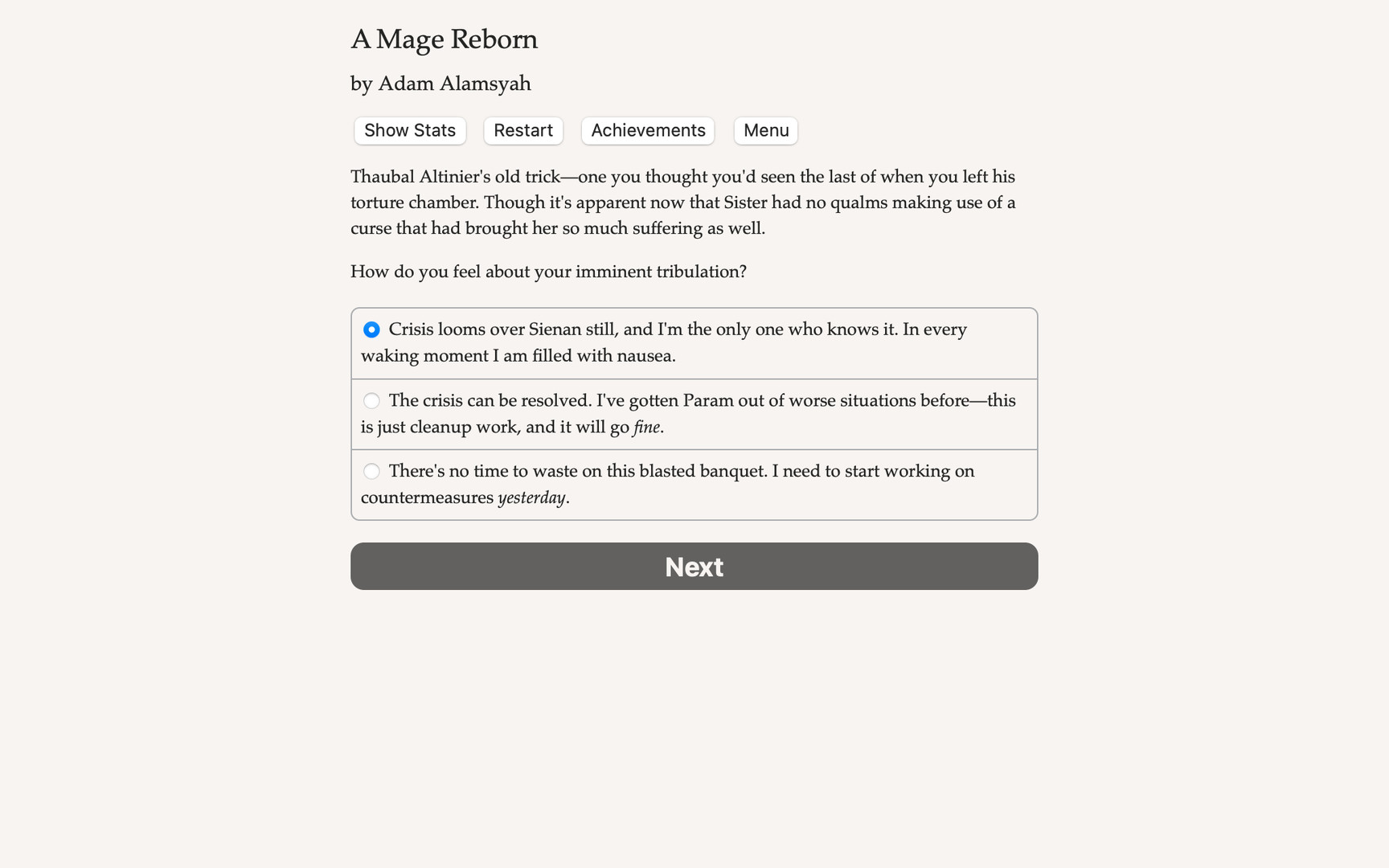 A Mage Reborn screenshot 2