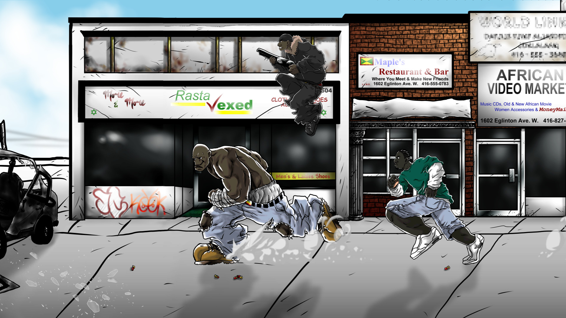 Black Otaku - SOS HD screenshot 1