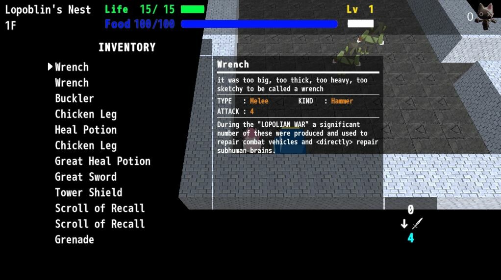 Reconcile with cats [Cat + Tank + Ningen = RogueLike] screenshot 4