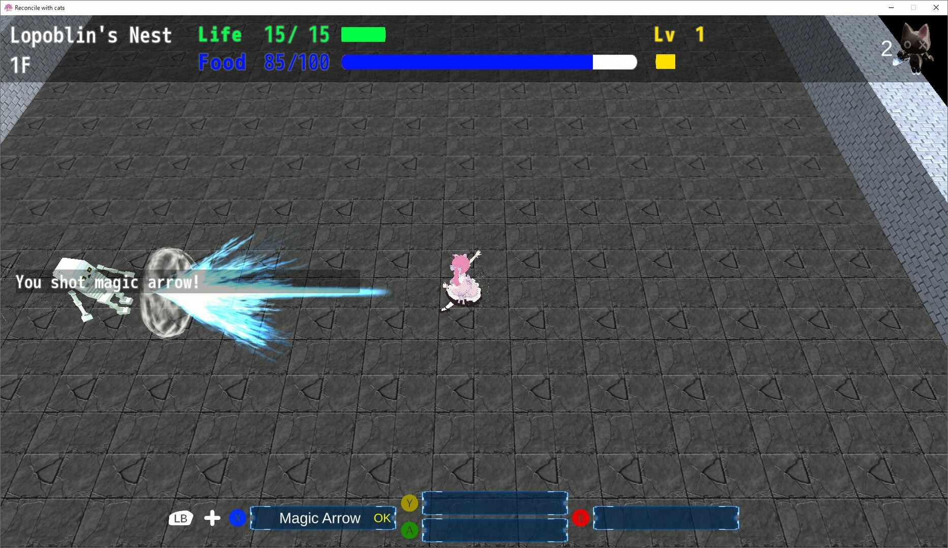 Reconcile with cats [Cat + Tank + Ningen = RogueLike] screenshot 5
