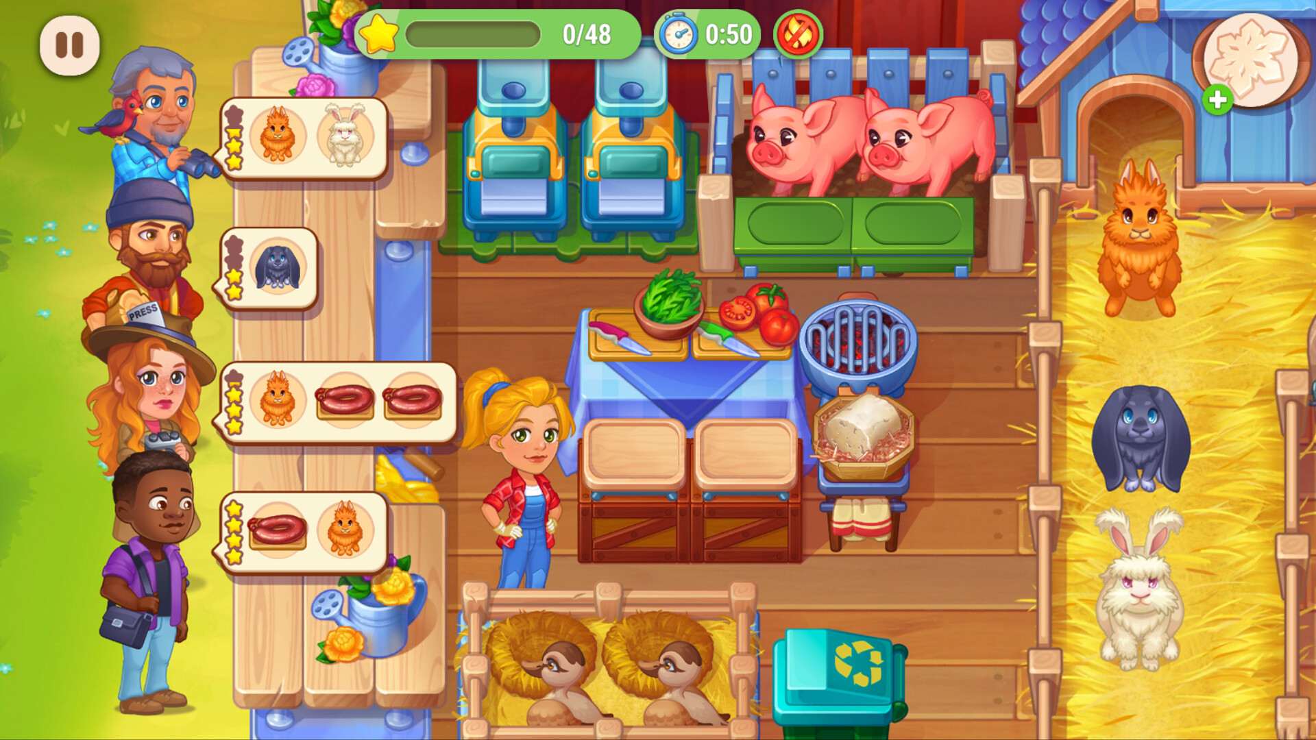 Farming Fever - Pizza and Burger Cooking game screenshot 6