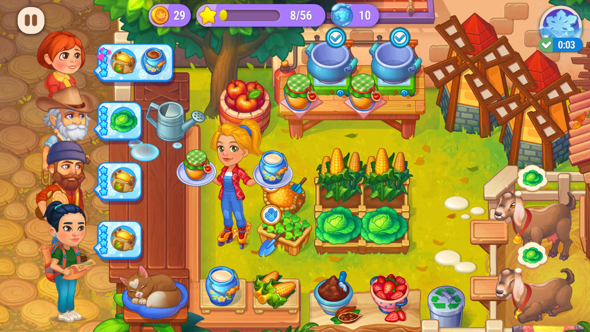 Farming Fever - Pizza and Burger Cooking game screenshot 7