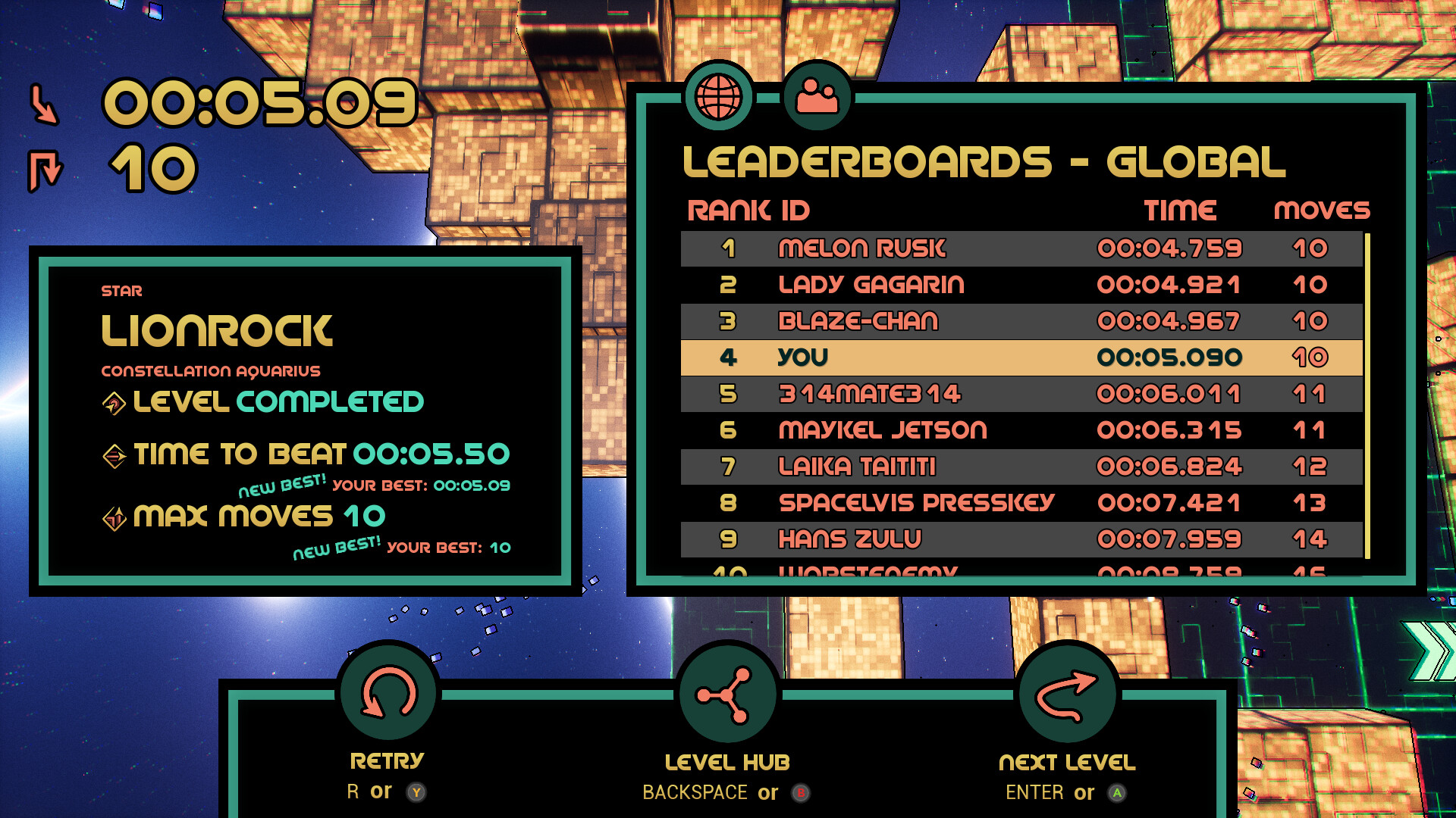 Blaze in Space: Beat a-Maze screenshot 4