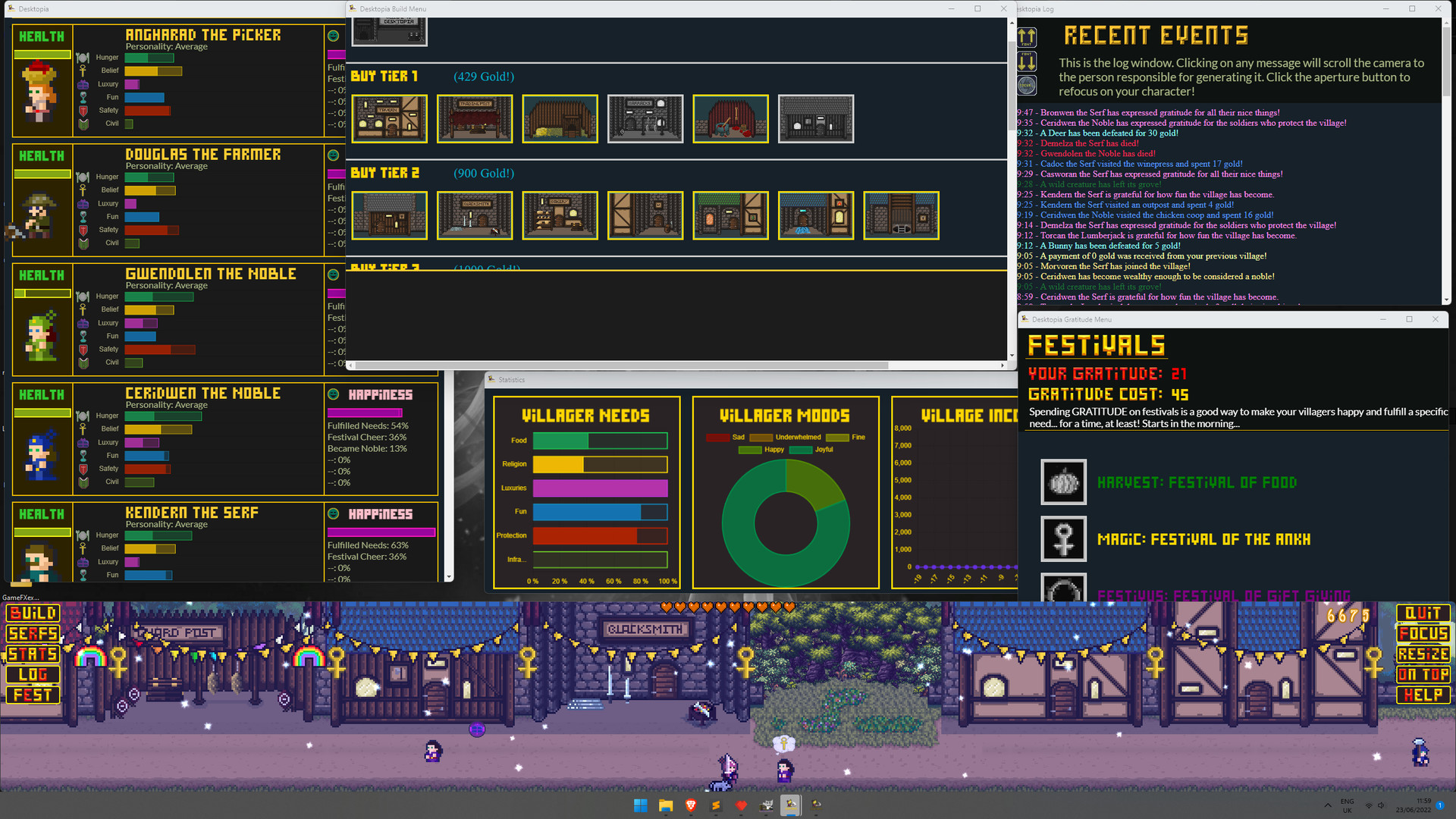 Desktopia: A Desktop Village Simulator screenshot 4