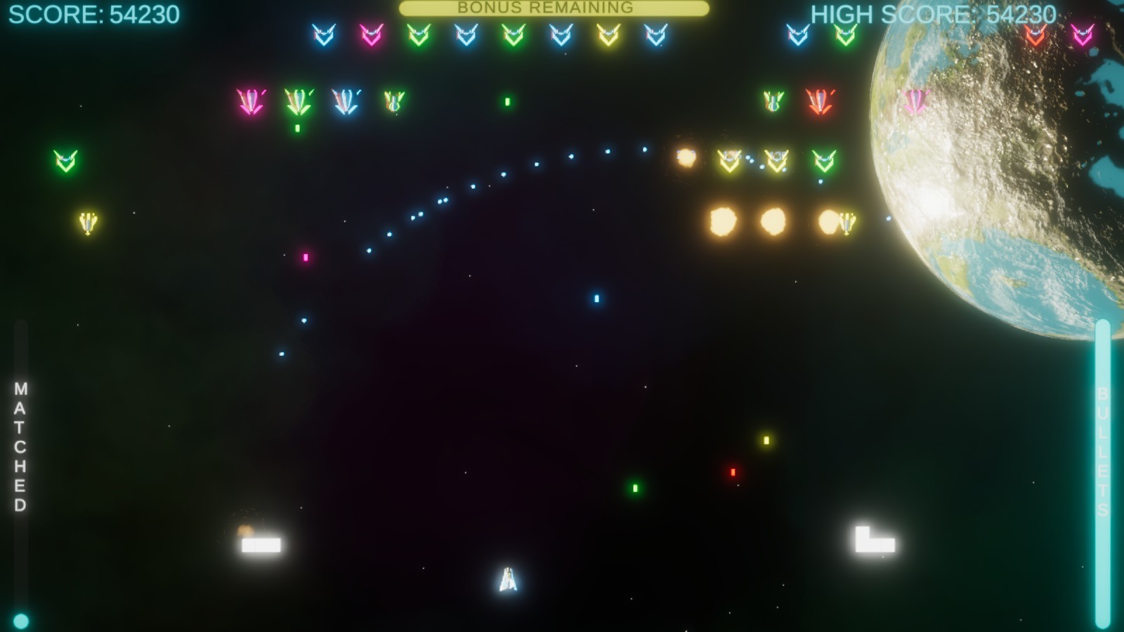 Neon Invaders screenshot 4