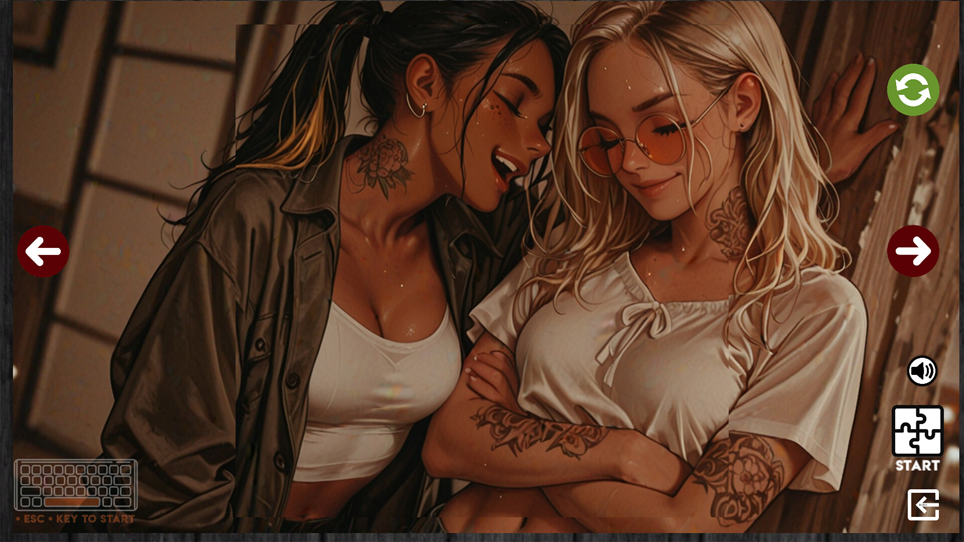 Two Hot Chicks: an Erotica Porn Space Orgy! screenshot 1