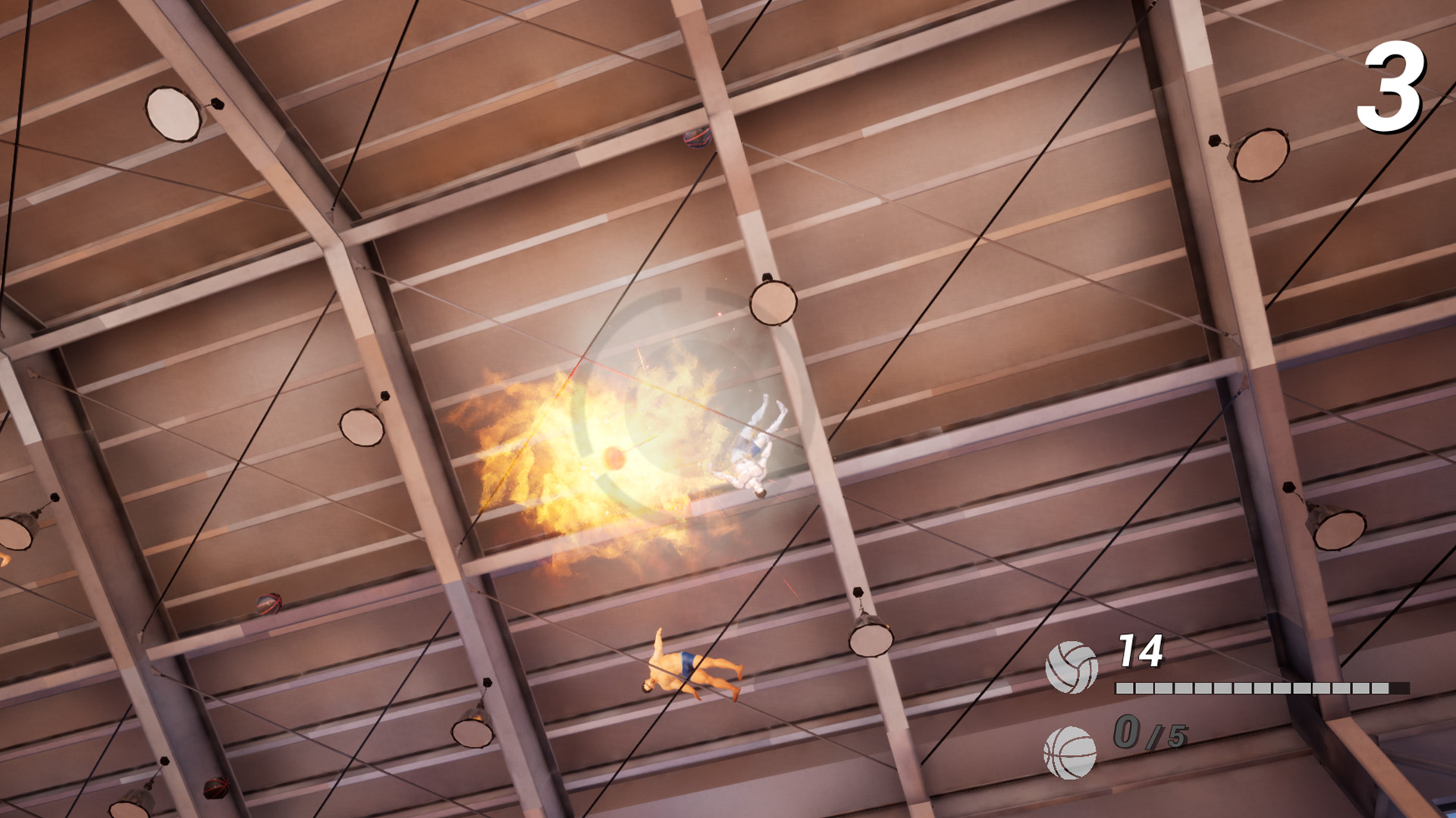 A game that saves the muscles caught in the ceiling of the gymnasium screenshot 3