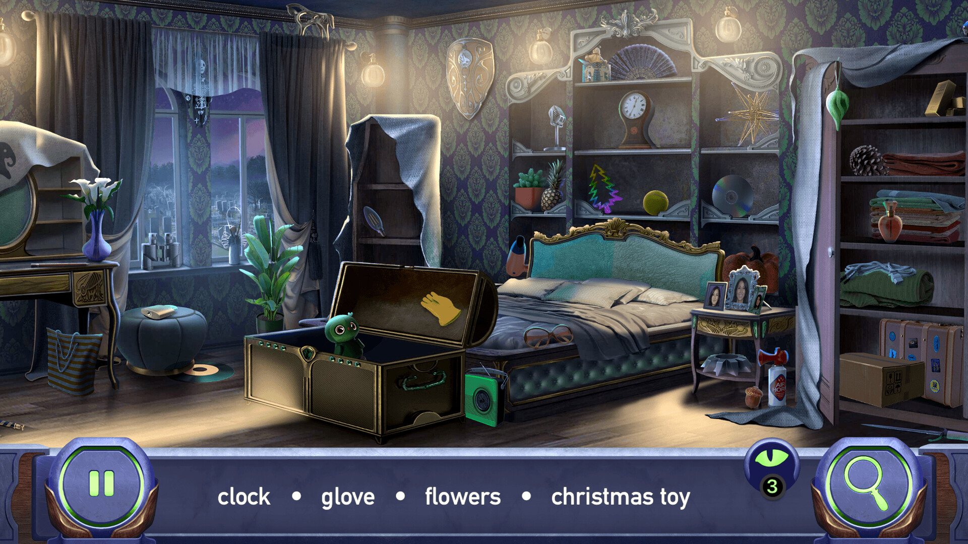 Edgar Poe: Hidden Objects screenshot 1