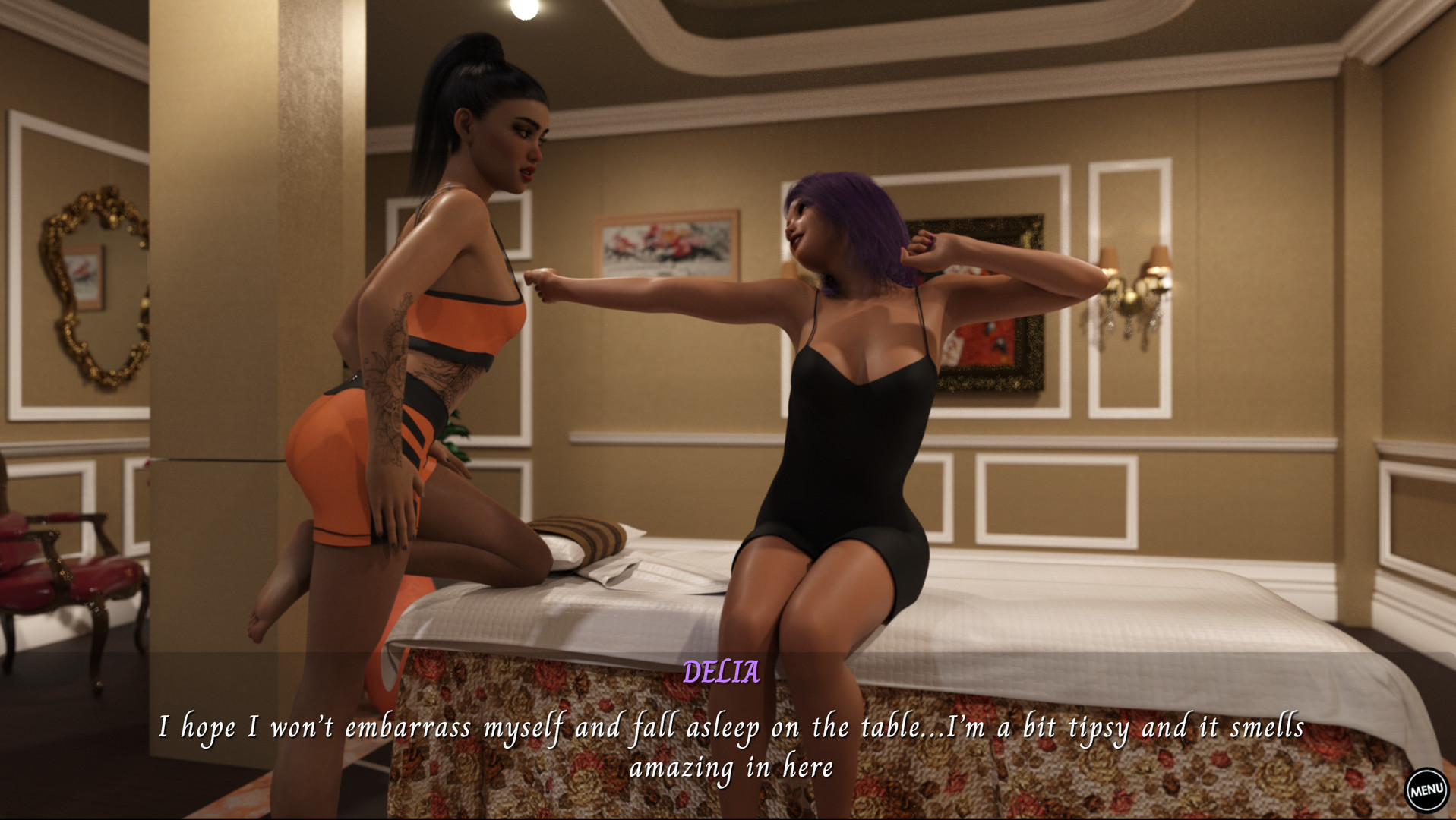 Futanari Sex - The Birthday Massage screenshot 2
